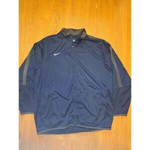 Nike Activewear Track Jacket Mens 3XL Blue Full Zip Running